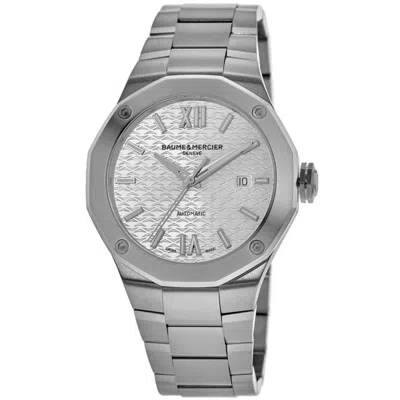 Baume & Mercier Riviera Automatic Silver Dial Steel Men's Watch 10622