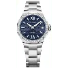 Baume & Mercier Riviera Blue Dial Diamond Bezel Steel Women's Watch 10765 In Blue