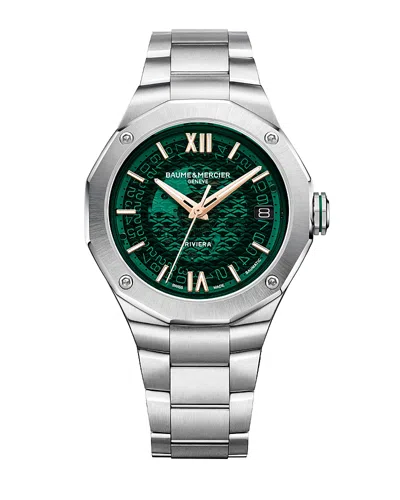 Baume & Mercier Riviera Dodecagonal Automatic Watch, 42mm In Metallic