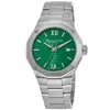 Baume & Mercier Riviera Green Dial Steel Women's Watch 10683 In Green