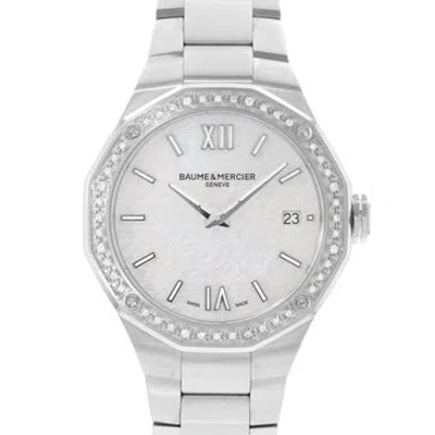 Pre-owned Baume & Mercier Riviera Quartz Watch, 36mm In Multicolor