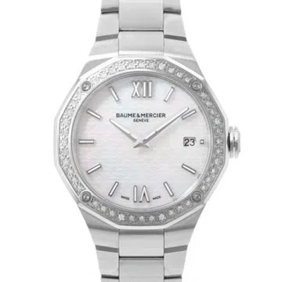 Pre-owned Baume & Mercier Riviera Quartz Watch, 36mm In Multicolor