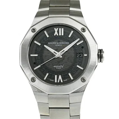 Pre-owned Baume & Mercier Riviera Stainless Steel Wristwatch () In Multi