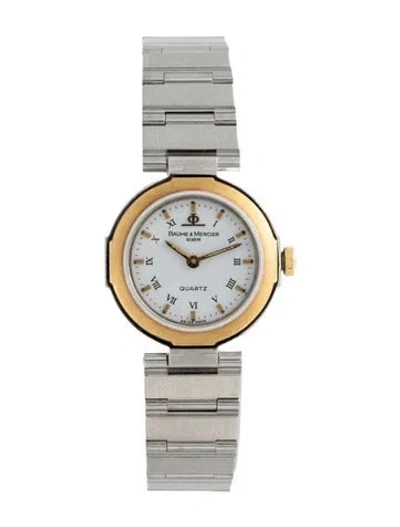 Pre-owned Baume & Mercier Riviera Watch, 21mm In Multicolor