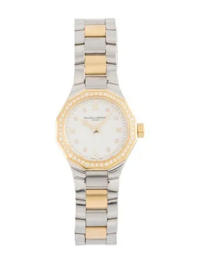 Pre-owned Baume & Mercier Riviera Watch, 22mm In Multi