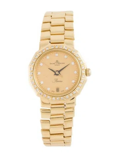 Pre-owned Baume & Mercier Riviera Watch, 25mm In Multi