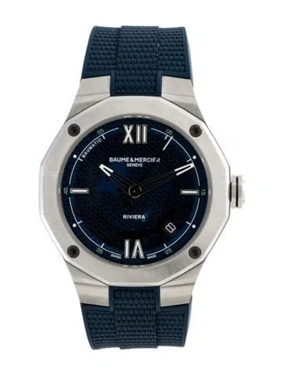 Pre-owned Baume & Mercier Riviera Watch In Multi