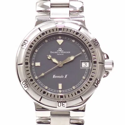Pre-owned Baume & Mercier Stainless Steel Wristwatch () In Multi
