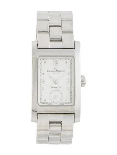 Pre-owned Baume & Mercier Tiffany & Co. Hampton Watch, 20mm In Multi