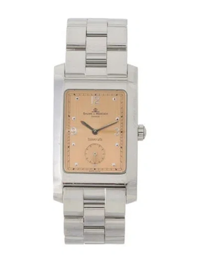 Pre-owned Baume & Mercier Tiffany & Co. Hampton Watch, 24mm In Multi