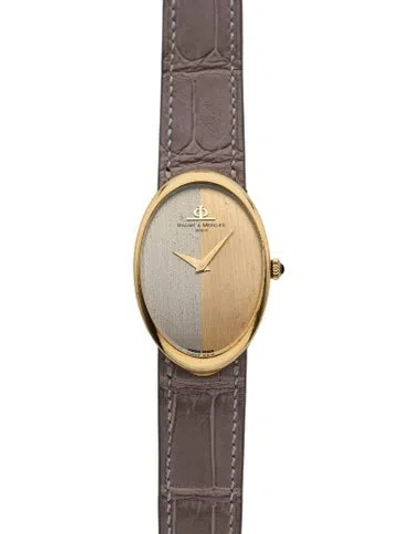 Pre-owned Baume & Mercier Vintage Watch In Multi