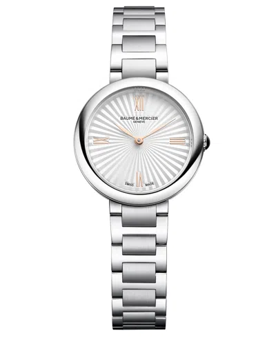 Baume & Mercier Women's De Baume Mercier Silver Stainless Steel Watch 28mm