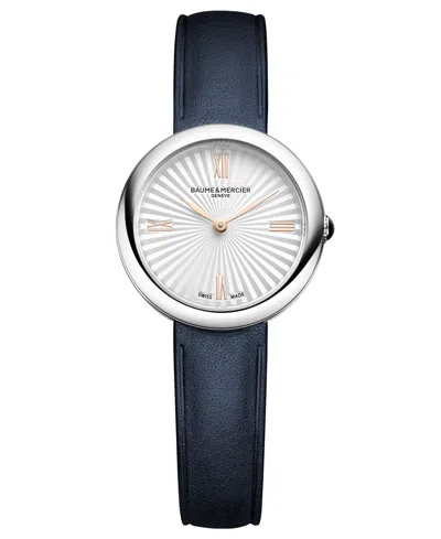 Baume & Mercier Women's De Joia Quartz Silver Stainless Steel Watch 28mm In White