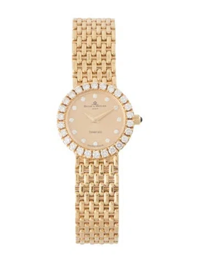 Pre-owned Baume & Mercier X Tiffany & Co. Classic Watch, 22mm In Multi