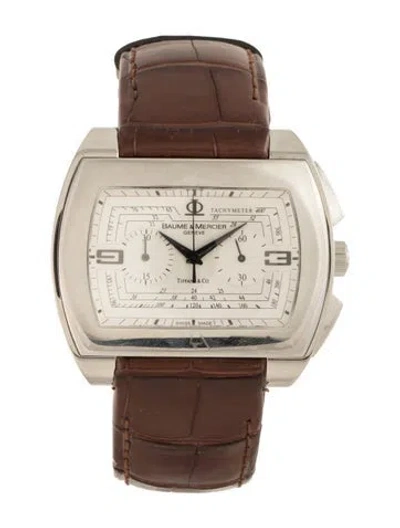 Pre-owned Baume & Mercier X Tiffany & Co. Hampton City Watch, 46mm In Multi