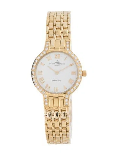 Pre-owned Baume & Mercier X Tiffany Gala Watch, 24mm In Multi