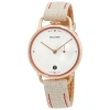 BAUME ET MERCIER BAUME ET MERCIER BAUME 10602 QUARTZ WHITE DIAL LADIES WATCH M0A10602