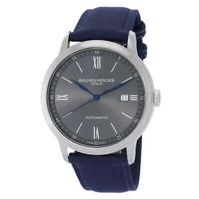 Pre-owned Baume Et Mercier Classima Automatic Grey Dial Men's Watch M0a10608