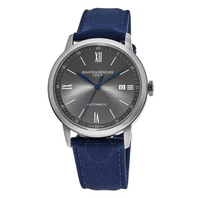 Baume Et Mercier Classima Automatic Grey Dial Men's Watch M0a10608 In Blue