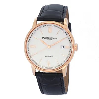 Baume Et Mercier Classima Automatic Silver Dial Men's Watch Moa10597 In Black