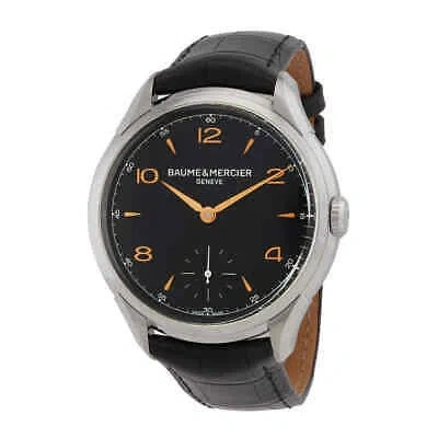 Pre-owned Baume Et Mercier Clifton Black Dial Men's Watch M0a10364