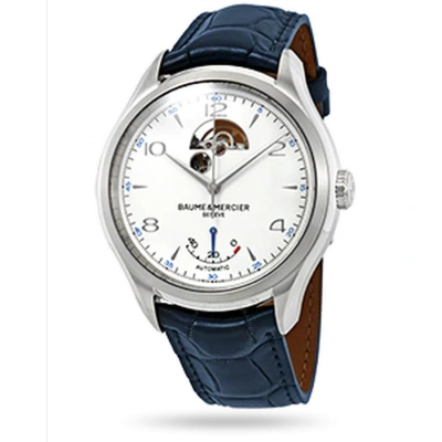 Baume Et Mercier Clifton Power Reserve Automatic White Dial Men's Watch 10448 In Blue