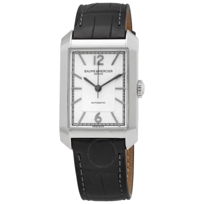 Baume Et Mercier Hampton Automatic Silver Dial Men's Watch 10522 In Black / Silver