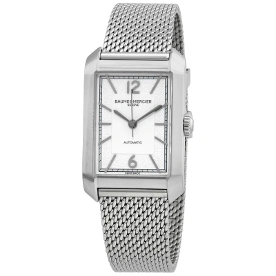 Baume Et Mercier Hampton Automatic Silver Dial Men's Watch M0a10672 In Gray