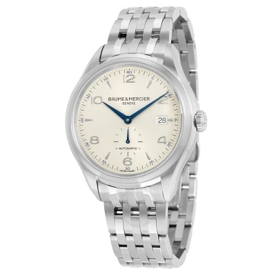 Baume Et Mercier Clifton Silver Dial Men's Watch A10099 In Metallic