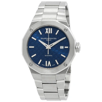 Baume Et Mercier Riviera Automatic Blue Dial Men's Watch Moa10620