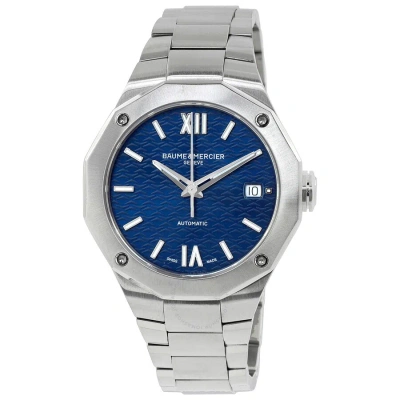 Baume Et Mercier Riviera Automatic Blue Dial Unisex Watch M0a10679 In Metallic