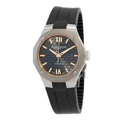 Pre-owned Baume Et Mercier Riviera Automatic Grey Dial Men's Watch M0a10660