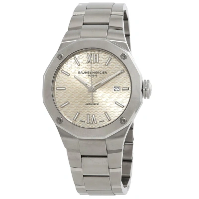 Baume Et Mercier Riviera Automatic Silver Dial Men's Watch 10622 In Brown