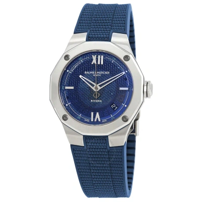 Baume Et Mercier Rivieria Automatic Blue Dial Men's Watch M0a10701
