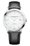Baume & Mercier Classima Automatic Leather Strap Watch, 42mm