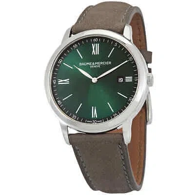 Pre-owned Baume & Mercier Classima Green Men's Watch - 10607
