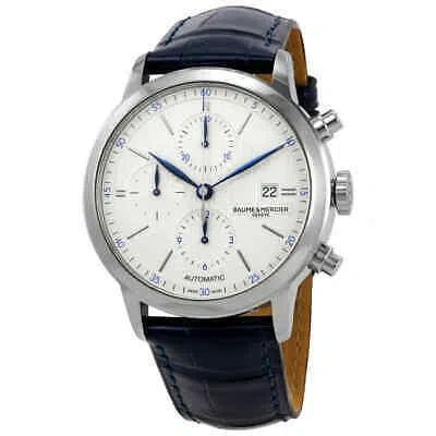 Pre-owned Baume & Mercier Classima Silver Men's Watch - Moa10330