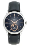 BAUME & MERCIER BAUME & MERCIER CLIFTON AUTOMATIC MOON PHASE BRACELET WATCH, 42MM