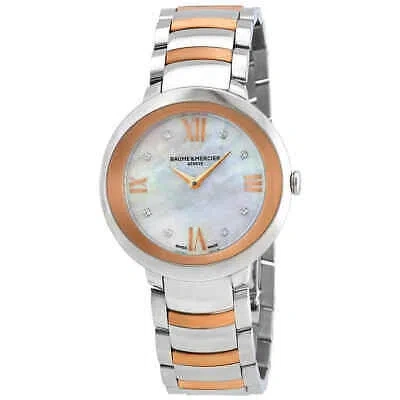 Pre-owned Baume & Mercier Baume Et Mercier Promesse Core Ladies Watch M0a10252