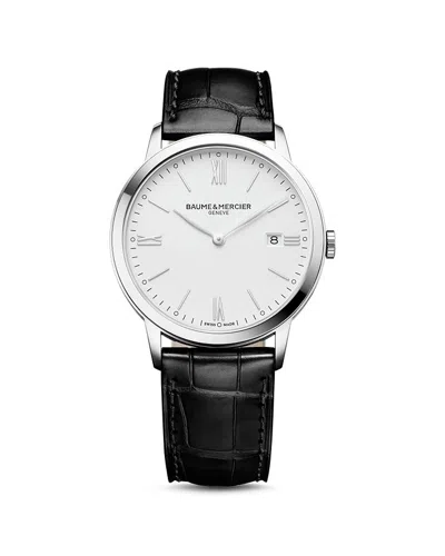 Baume & Mercier Classima 10323 Watch, 40mm In White/black