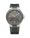 Baume & Mercier Riviera Automatic 42mm Stainless Steel, Titanium And Rubber Watch, Ref. No. 10660 In Black/black