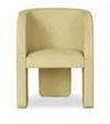 Baxter Leather Lazy Bones Dining Chair