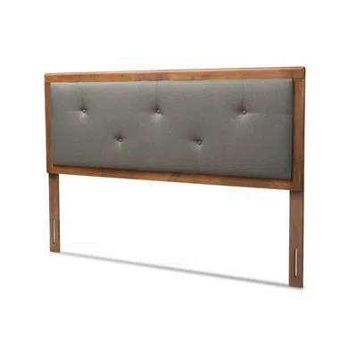Baxton Studio Abner Queen Size Headboard In Brown