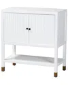 Baxton Studio Aiden Fluted Sideboard In White