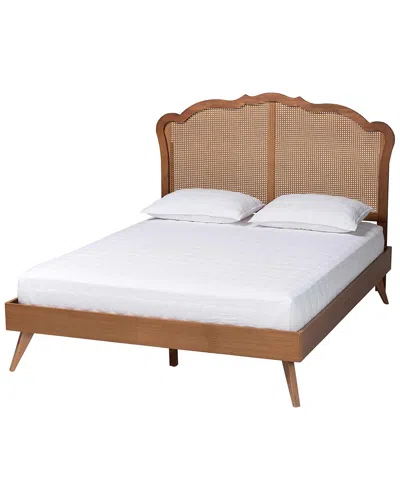 Baxton Studio Aithan Mid-century Walnut Brown Wood