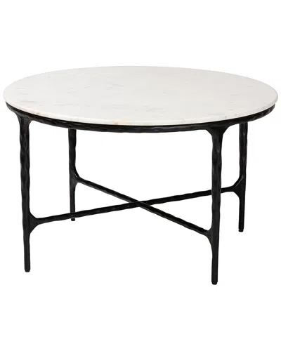 Baxton Studio Akanji Marble Coffee Table In Gray