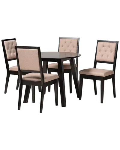 Baxton Studio Alani Modern 5pc Dining Set