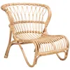 Baxton Studio Alaya Natural Brown Rattan Accent Chair In Neutral