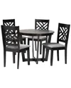 Baxton Studio Alena Modern 5pc Dining Set