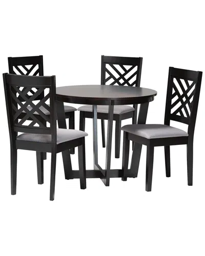 Baxton Studio Alena Modern 5pc Dining Set